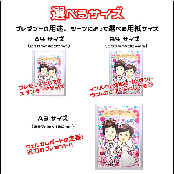 似顔絵 カラフルポップタッチ【 ズガ 】 | 似顔絵 プレゼント・アート
