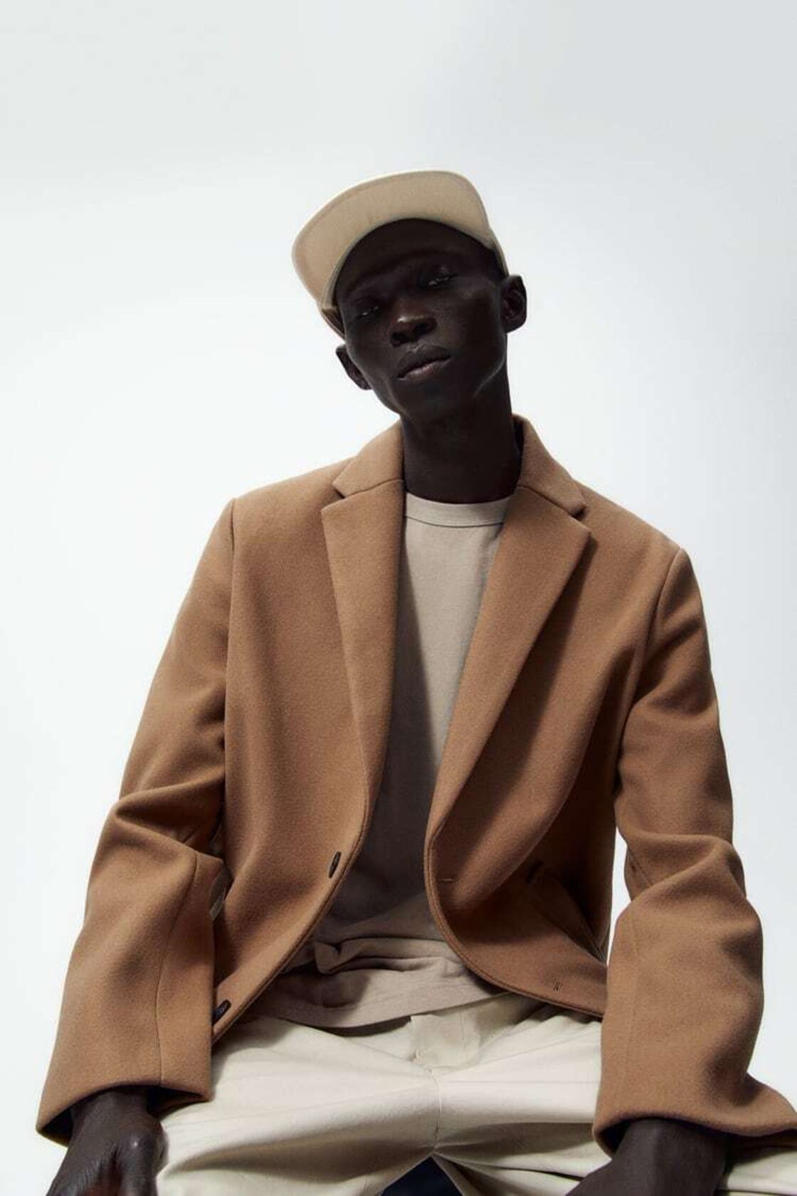 ZARA ザラ コンフォート コート チェスターコート/メンズ/XS 