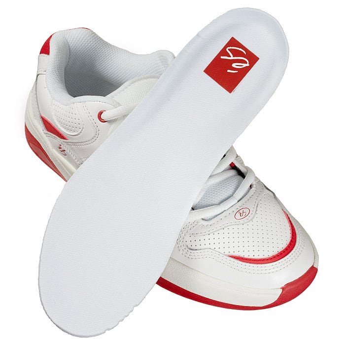 es スニーカー エス スケボー 靴 TJ ROGERS WHITE/RED BLACK/BLUE