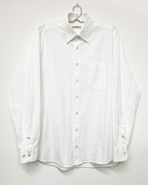 90sBurberryLondon Cotton Broad Shadow Check BD Shirt/L-XL