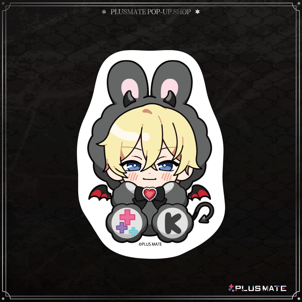 PLUSMATE かれぬい~天使&悪魔~ ステッカー 【金城】