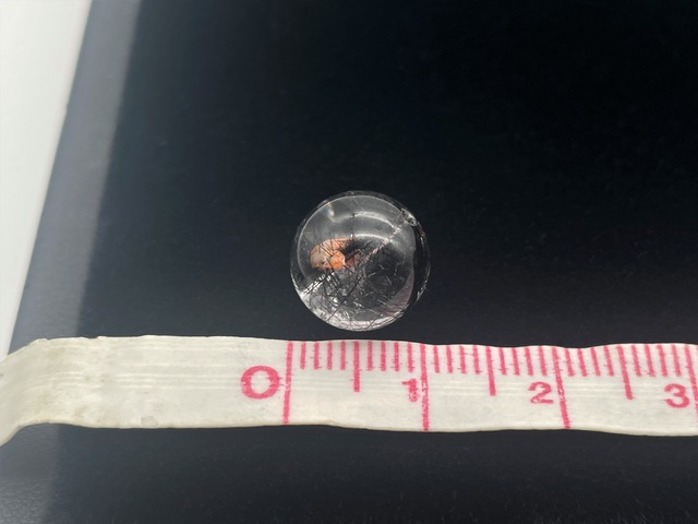 ハンドメイドビーズ素材セット（トルマリンインルチルクォーツ）