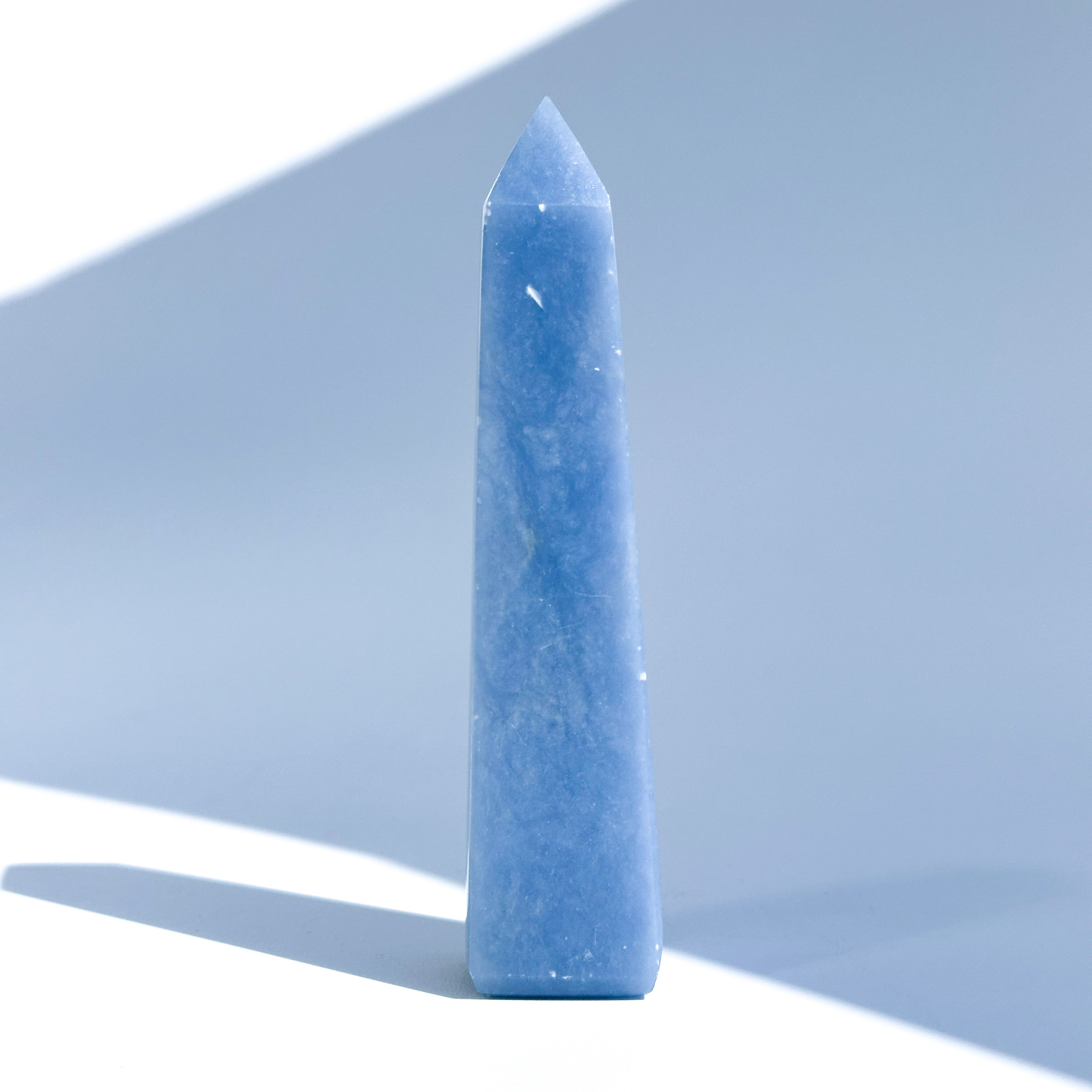 エンジェライト タワー 73◇ Angelite ◇天然石・鉱物・パワーストーン