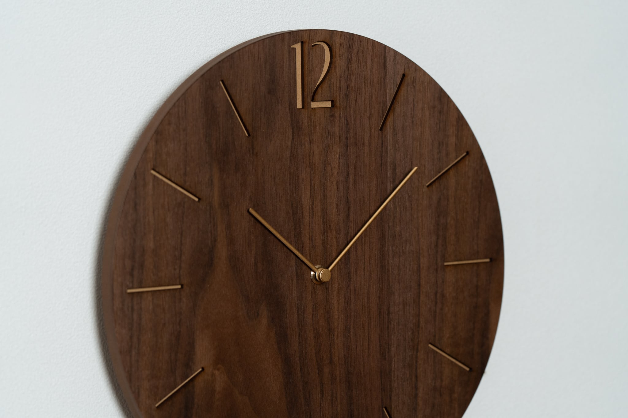 電波時計 PROUD CLOCK WALNUT -NENRIN- | シャンブル【CHAMBRE】by