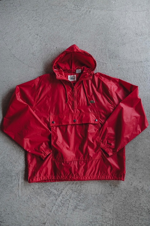 1980s LACOSTE nylon pullover jacket