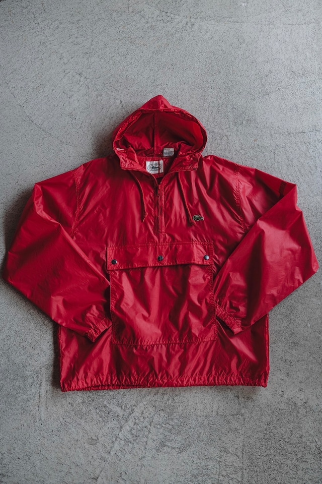 1980s LACOSTE nylon pullover jacket