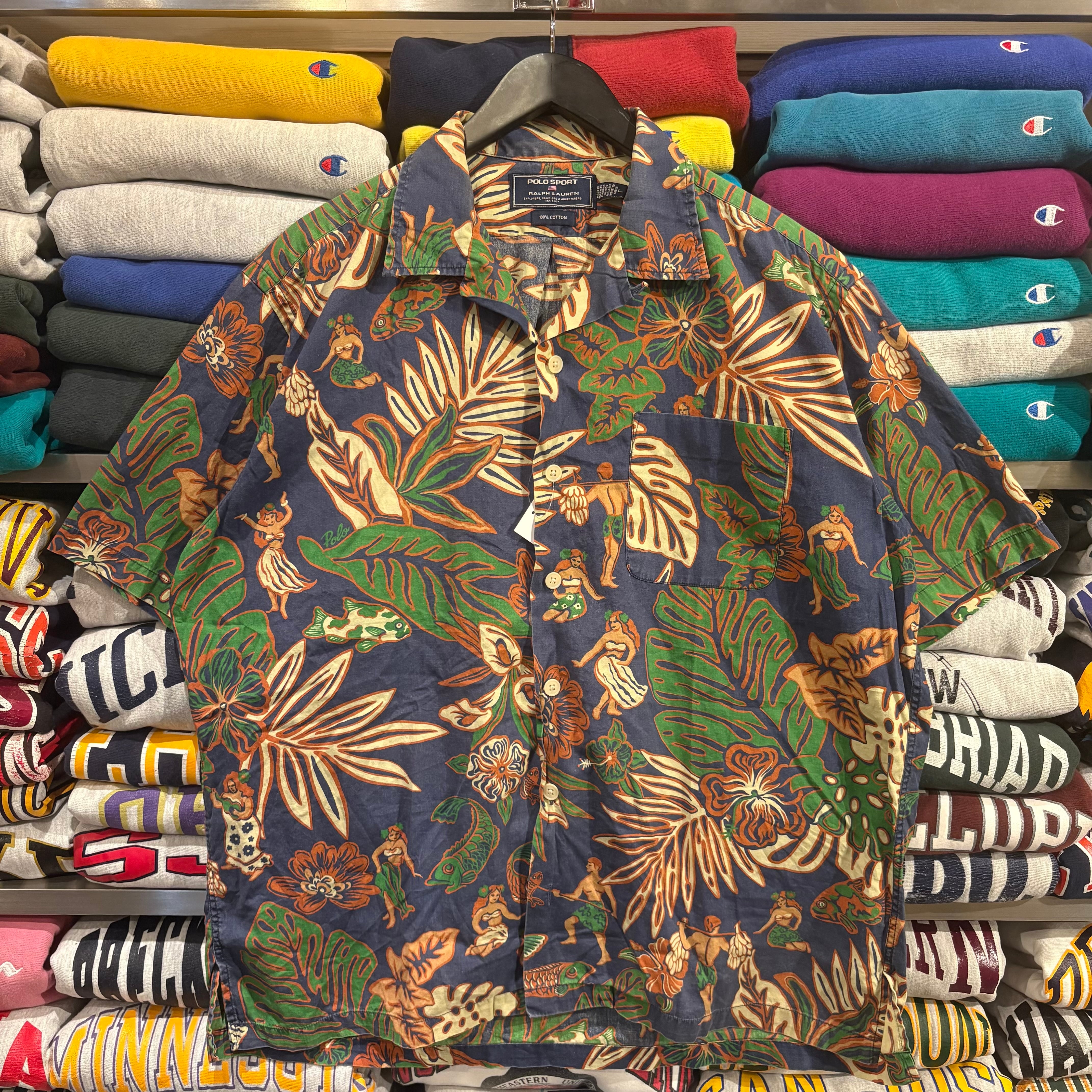 90s POLO SPORT LOOP COLLAR S/S SHIRT | BerBerJin / & BerBerJin