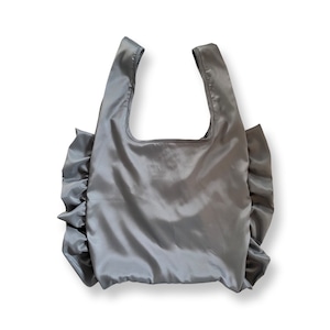 Frill eco bag sizeM gray