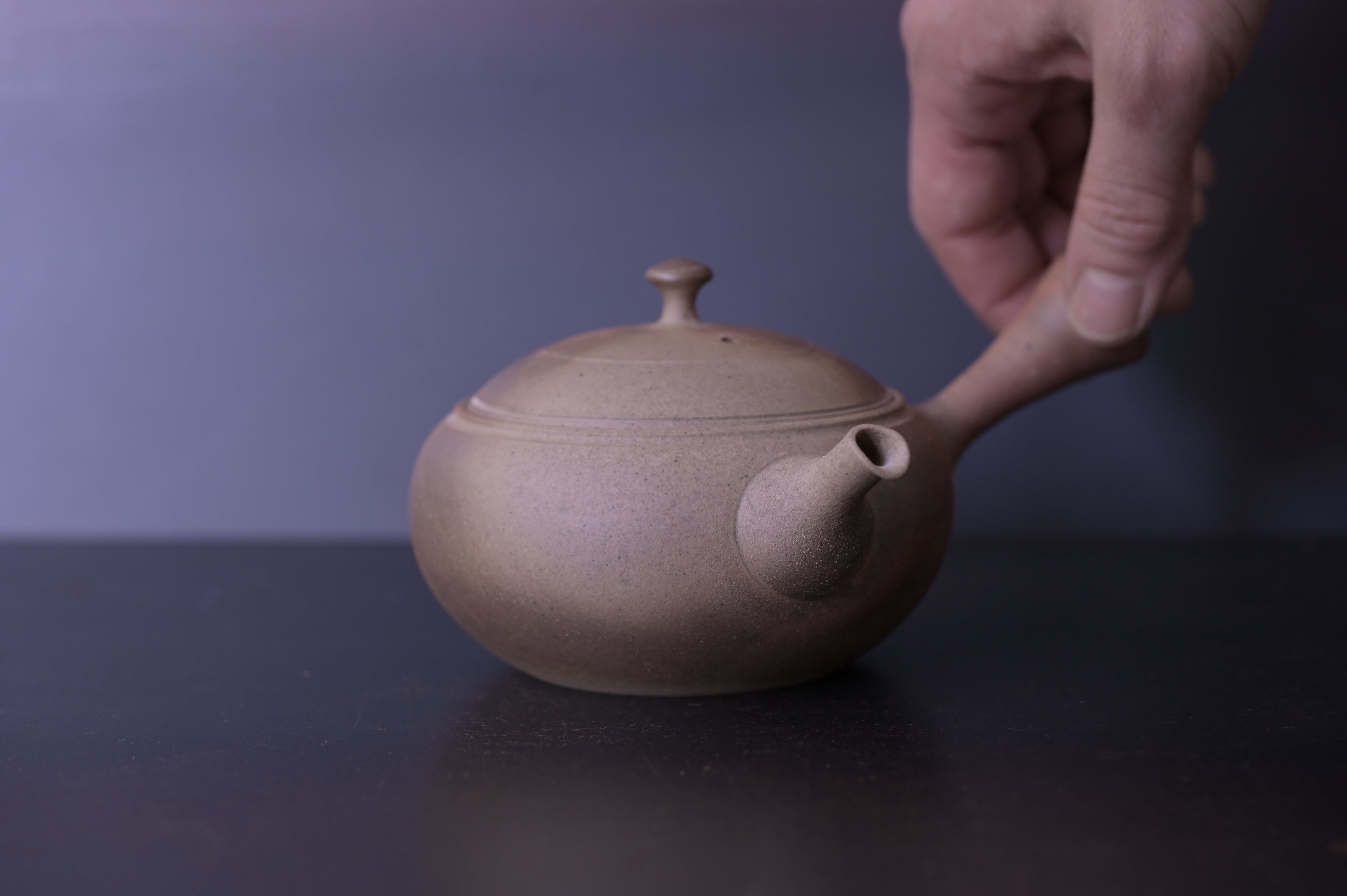 藤田徳太 窯変平丸急須 | 鎌倉倶楽部 茶寮