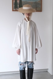 Romanian balloon sleeve rural blouse
