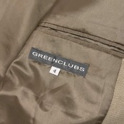 GREENCLUBS グリーンクラブ 3B テーラードジャケット 4/メンズ ライカ