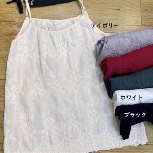 お花刺繍 キャミソール Y 10939