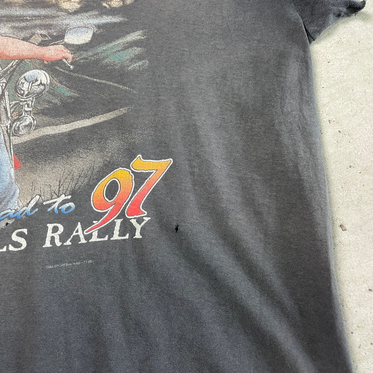 90年代 襤褸 STURGIS BLACK HILLS RALLY サンフェード 両面プリント 