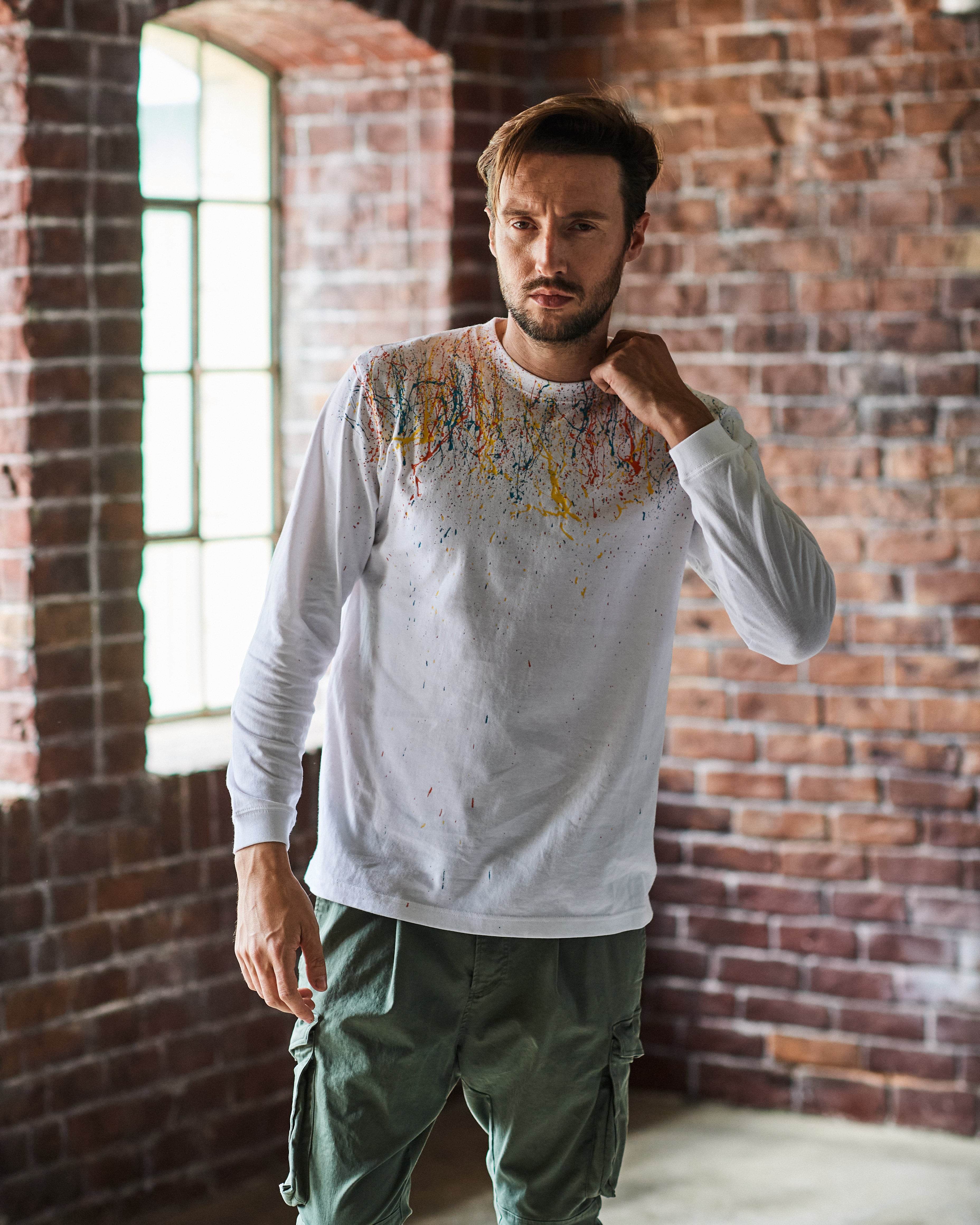 スプラッシュペイント ロングスリーブTシャツ | ACANTHUS ONLINE STORE