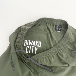 BIWAKO CITY / NYLON SHORTS / OLIVE