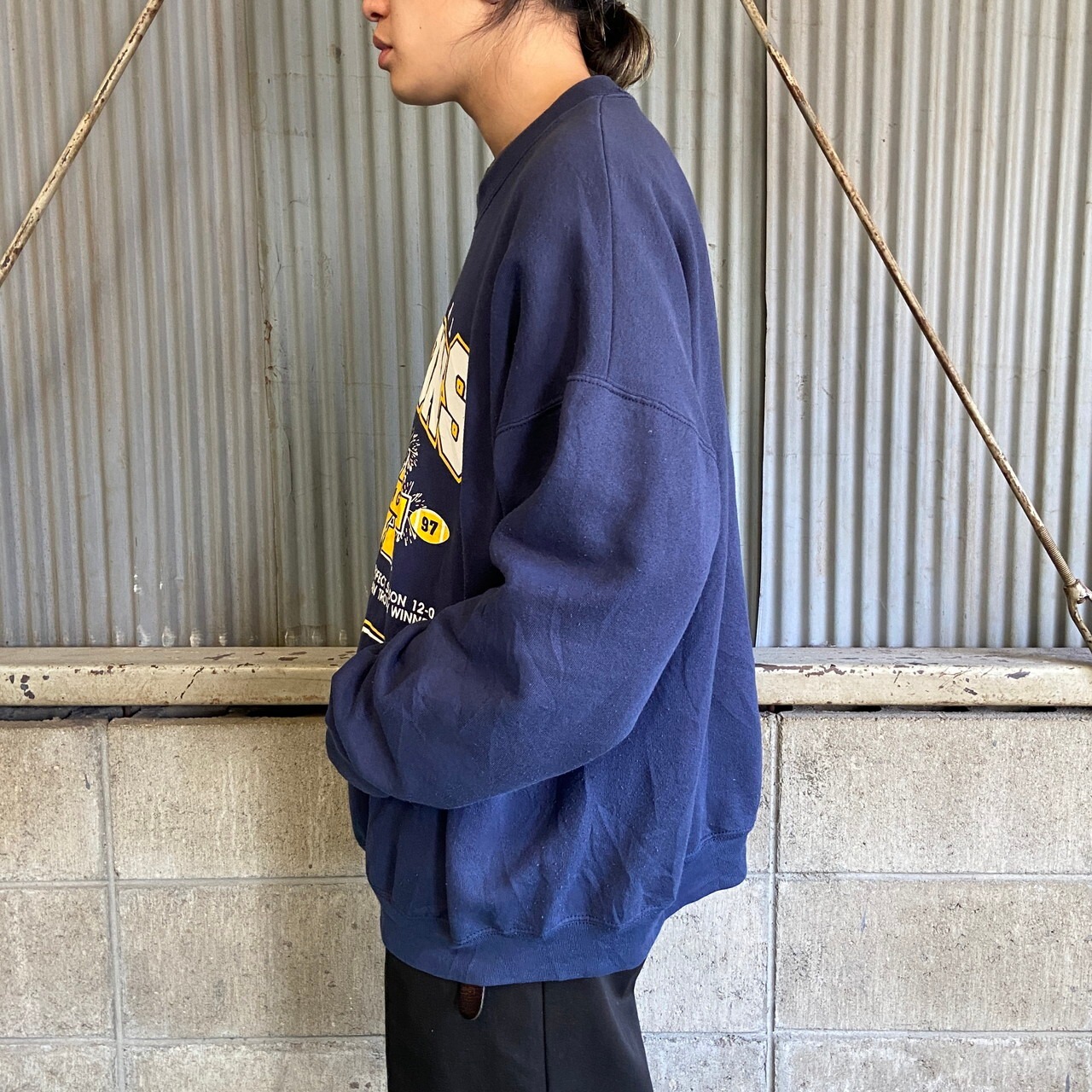 ビッグサイズ 90年代 USA製 Michigan wolverines カレッジチームロゴ 
