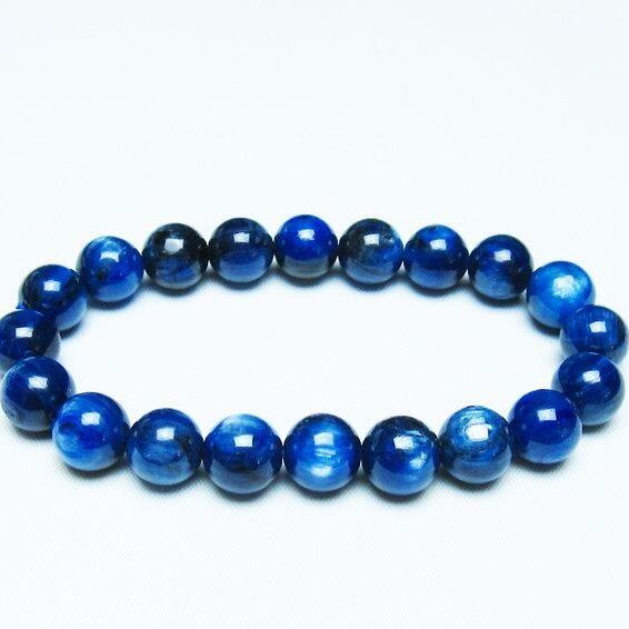 カイヤナイト ブレスレット 10mm 一点物 メール便可 [M便 1/10] 111-48054