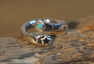 star turquoise ring