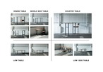 カウンターテーブル/オーク材/U  TABLE COUNTER W1200mm/送料無料(北海道・沖縄・離島除く)
