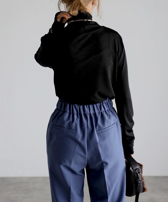 シアーリブタートルプルオーバー