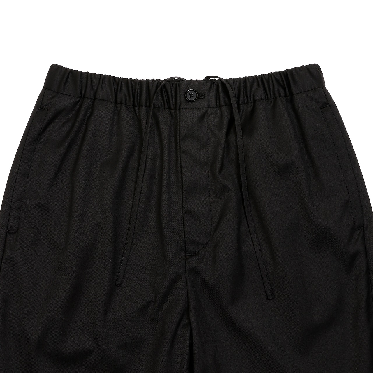 everyone easy slacks fabric by Loro Piana (BLACK) | everyone 
