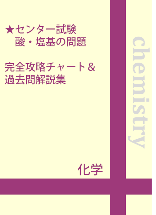 ★センター試験 酸・塩基の問題 完全攻略チャート＆過去問解説集