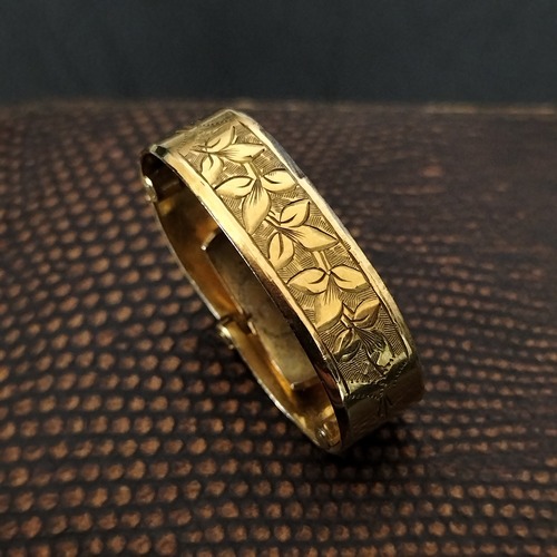 Antique GF Scarf Ring Clip Walton UK (2)