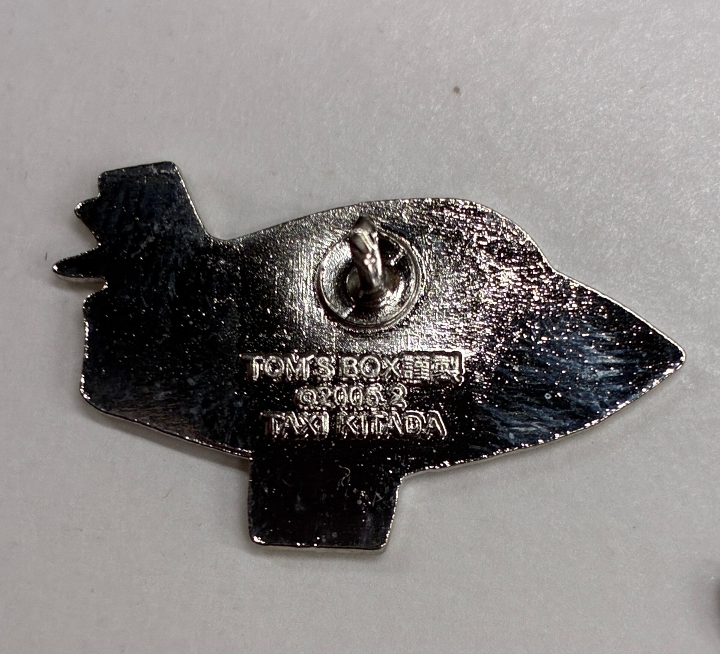 北田卓史 ピンバッジ3種（白クマのロケット 白クマ ボーダーくん