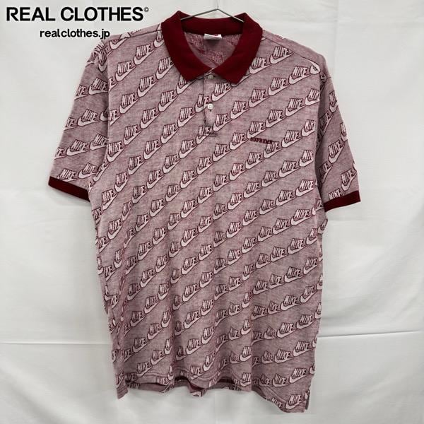 Supreme ストライプ ポロシャツ ブラウン Supreme/シュプリーム Stripe Shirt/ストライプ シャツ/ホワイト/M