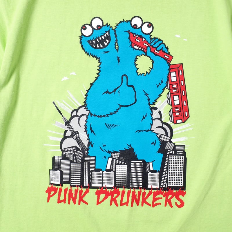PUNK DRUNKERS】パンクドランカーズ REAL MONSTER.TEE ティーシャツ