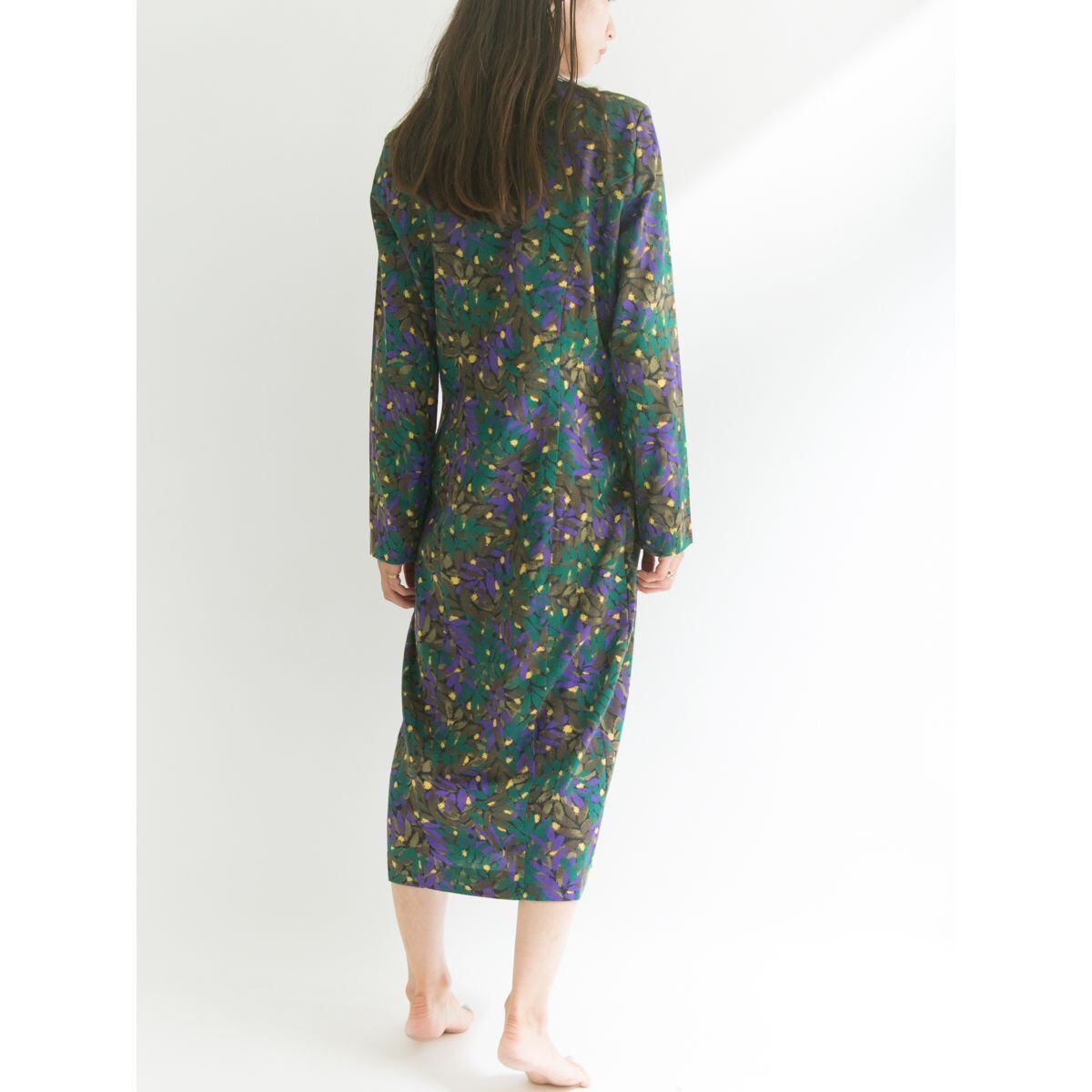 【Coastal】Made in USA botanical one-piece（アメリカ製 ボタニカル柄 ワンピース）8e