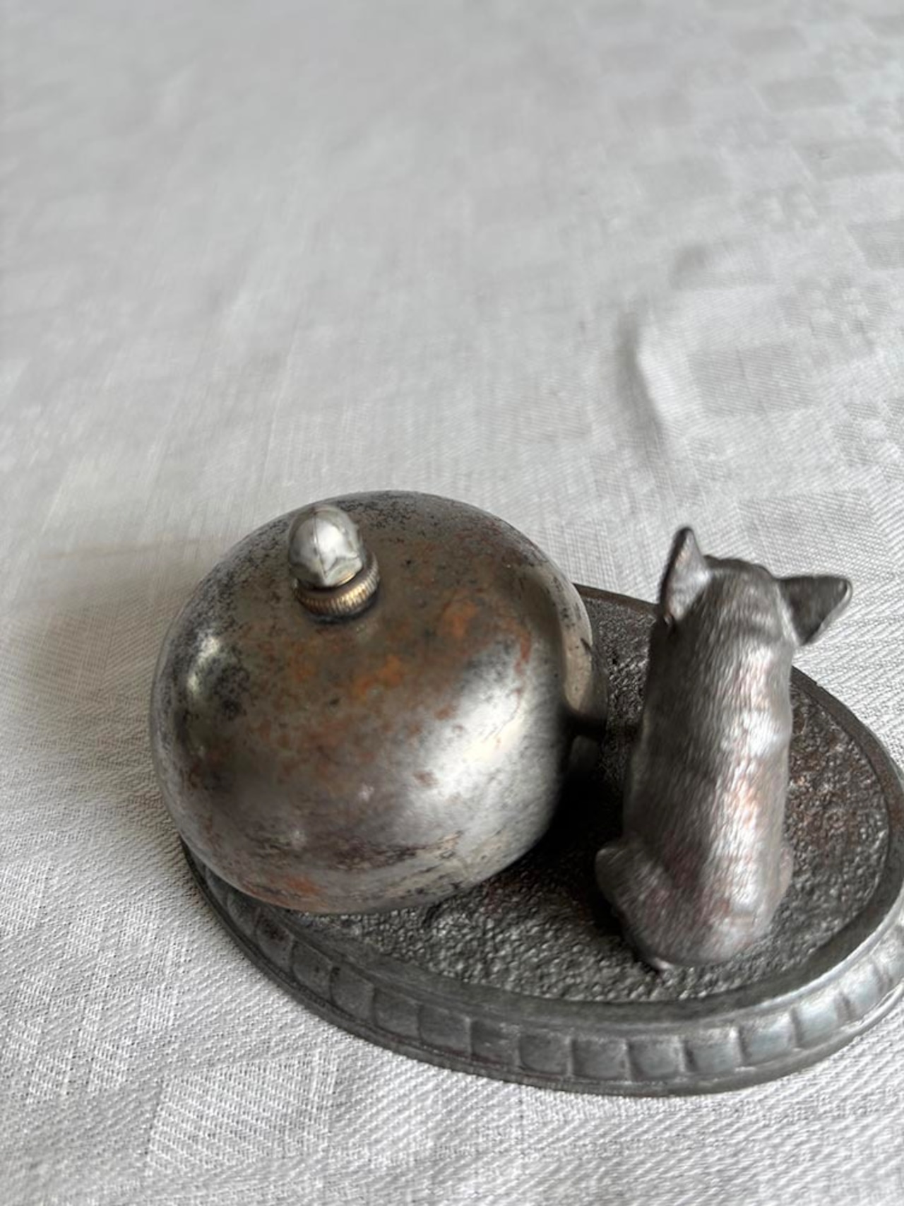 呼び鈴　卓上ベル　カウンターベル　ぶた　オーバル　19otf12-3