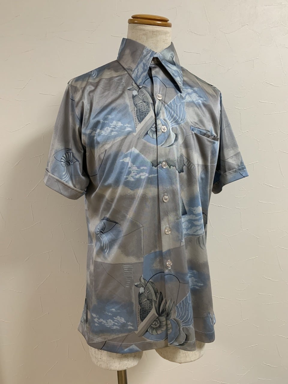 1970's Art Pattern Short Sleeve Shirt