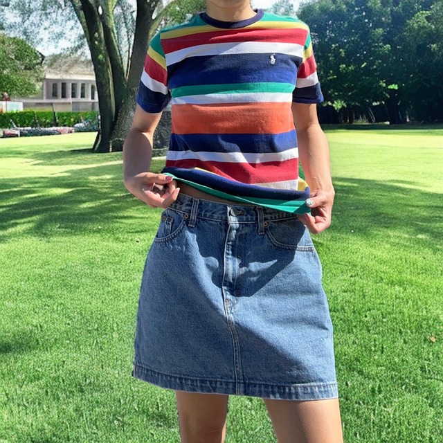 【KIDS&LADIES】Ralph Lauren colorful T-shirt size:10y〜12y 150㎝