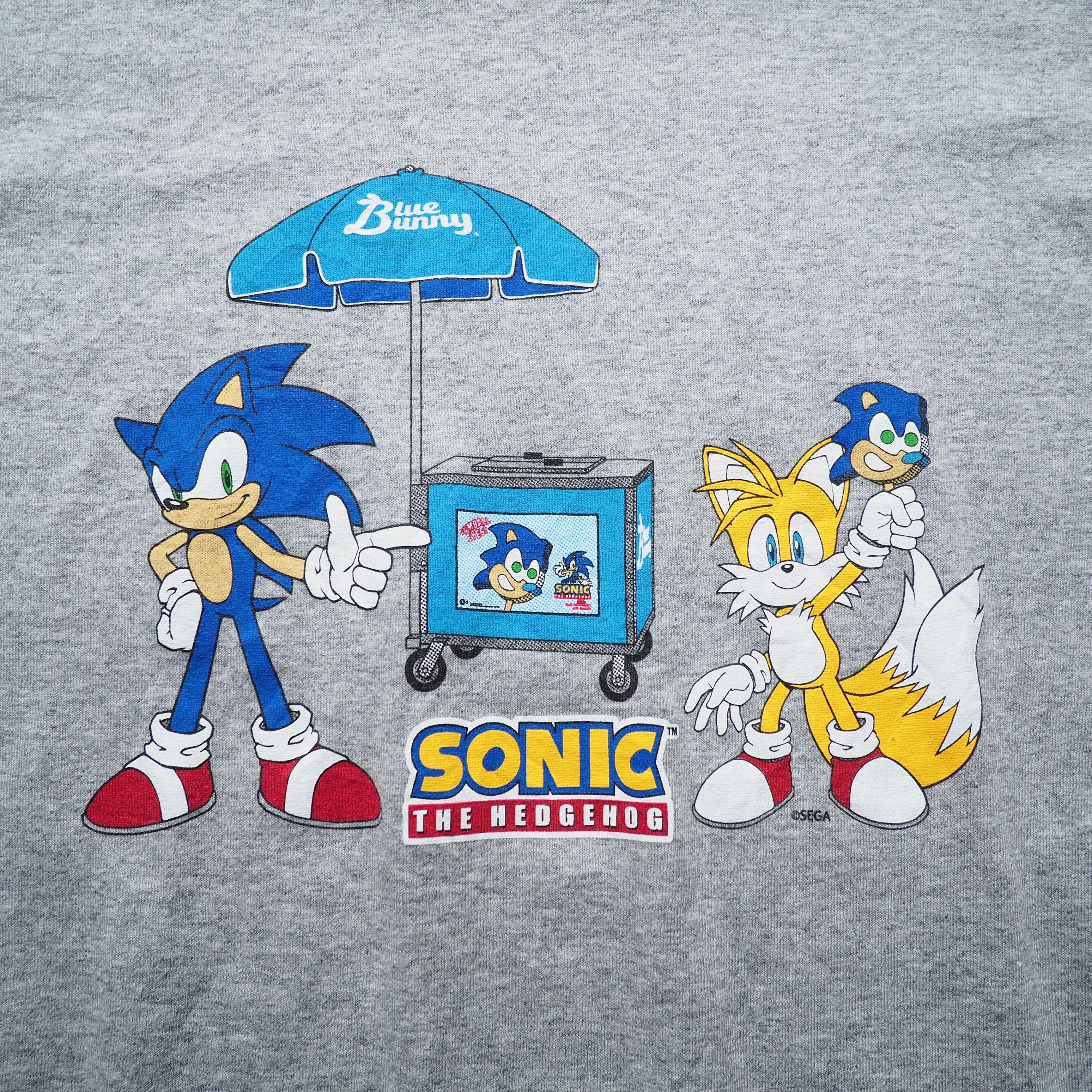 2000s ” Sonic the Hedgehog ” graphic printed Tee