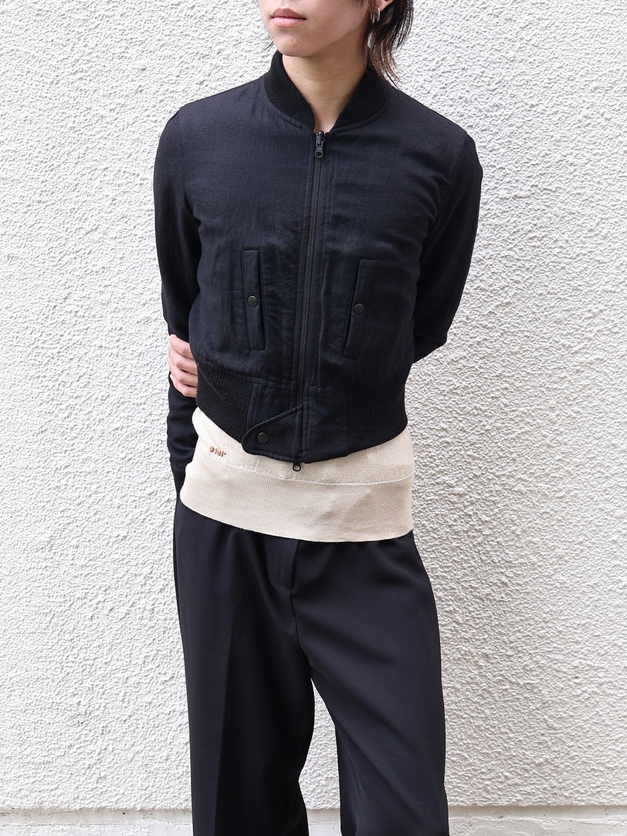 【y's】reversible MA-1 blouson