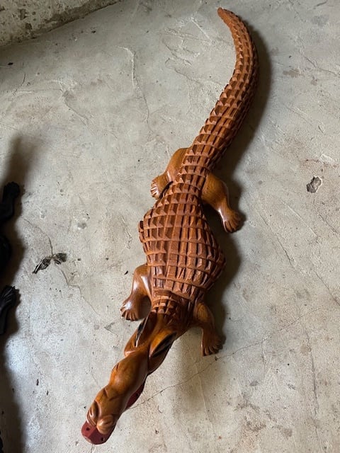 NEW【セネガル木彫り】ワニ -Senagal Wood Carving- | TERANGA SHOP