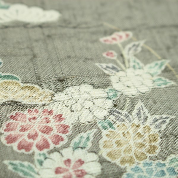 新古品！単衣＊小田急百貨店＊高級感ある生紬＊訪問着＊１６０ｃｍ＊裄６３ 楽天市場】【中古】 紬 訪問着 リサイクル着物 正絹 袷 刺し子