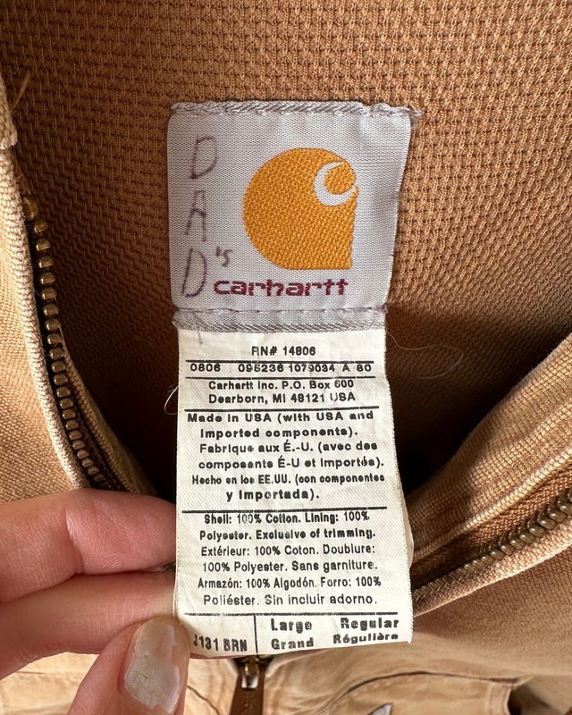 -Carhartt- Vintage 00s L/Regular Active Jacket made in USA