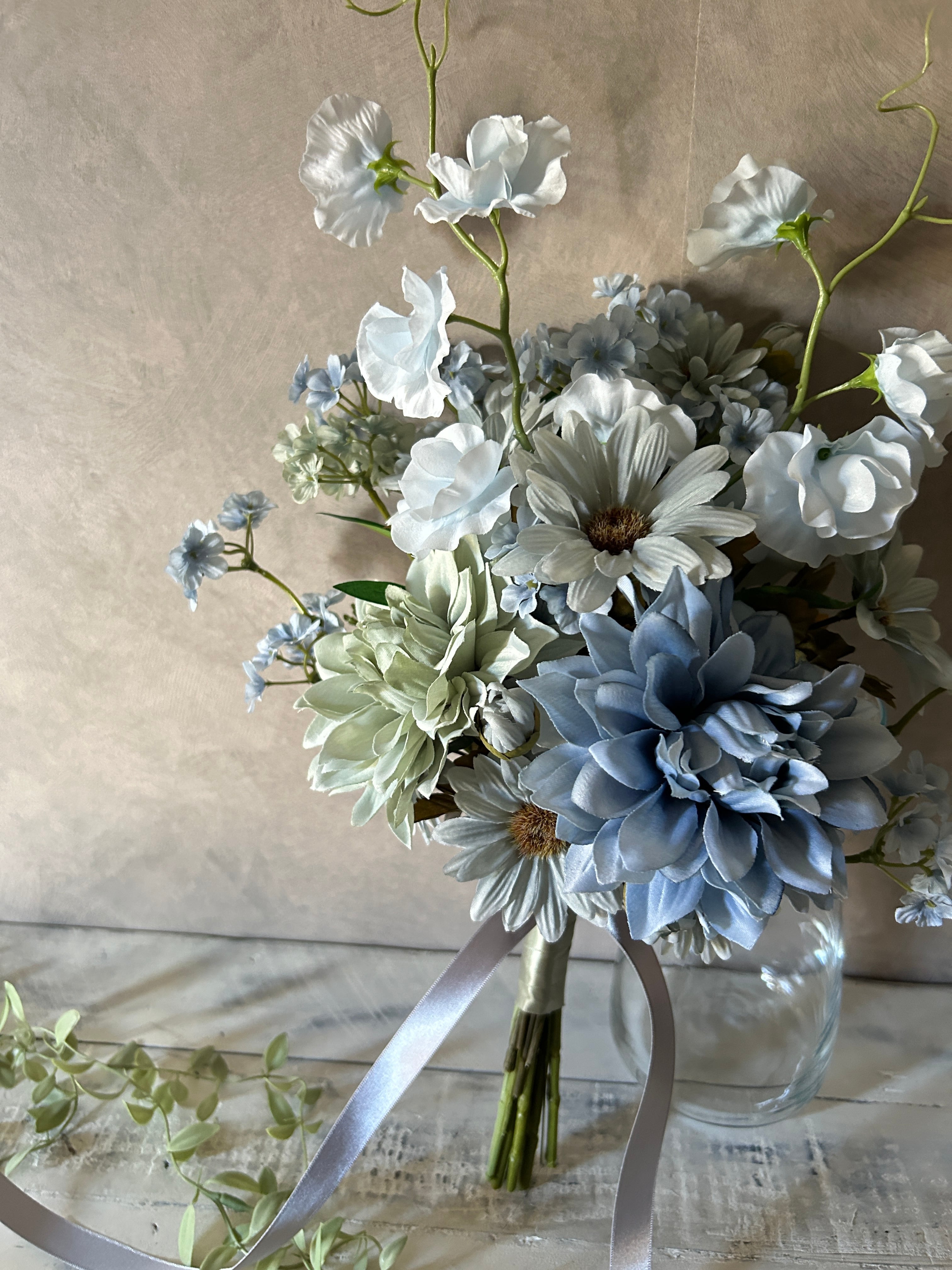 アーティフィシャルフラワー｜Flower Design Something Blue くすみ