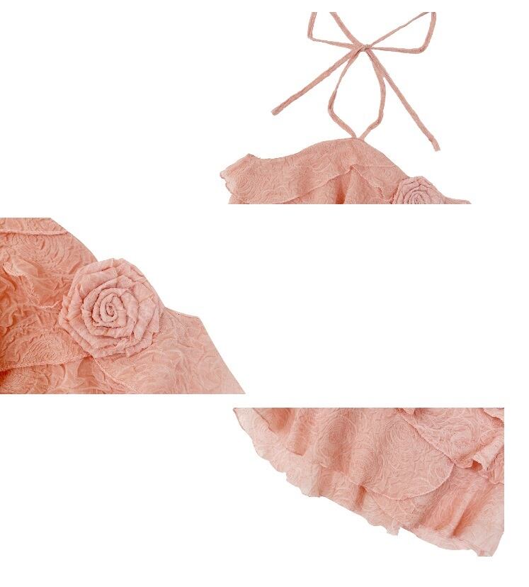 キャミソール レディース ノースリーブ ホルターネック クロップド丈