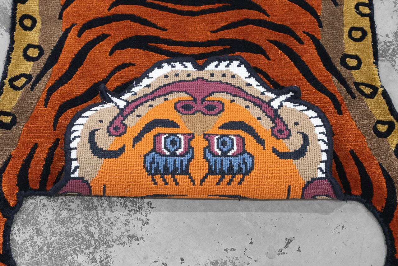 Tibetan Tiger Rug 《Sサイズ•シルク303》チベタンタイガーラグ