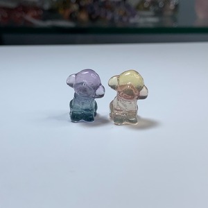 6.ペア☆可愛いフローライト･トイプードル