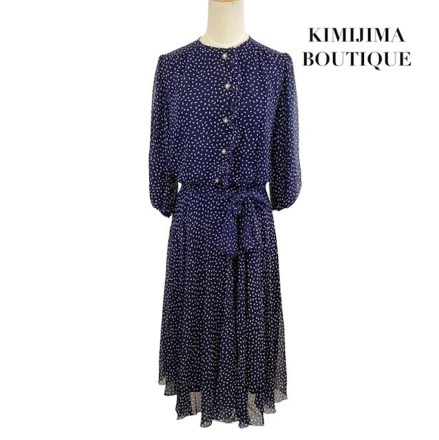 M184 KIMIJIMA BOUTIQUE キミジマブティック 花柄ワンピース