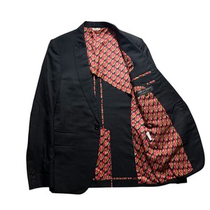 2006SS COMME des GARCONS HOMME PLUS “Rip & Tongue” black tailored jacket