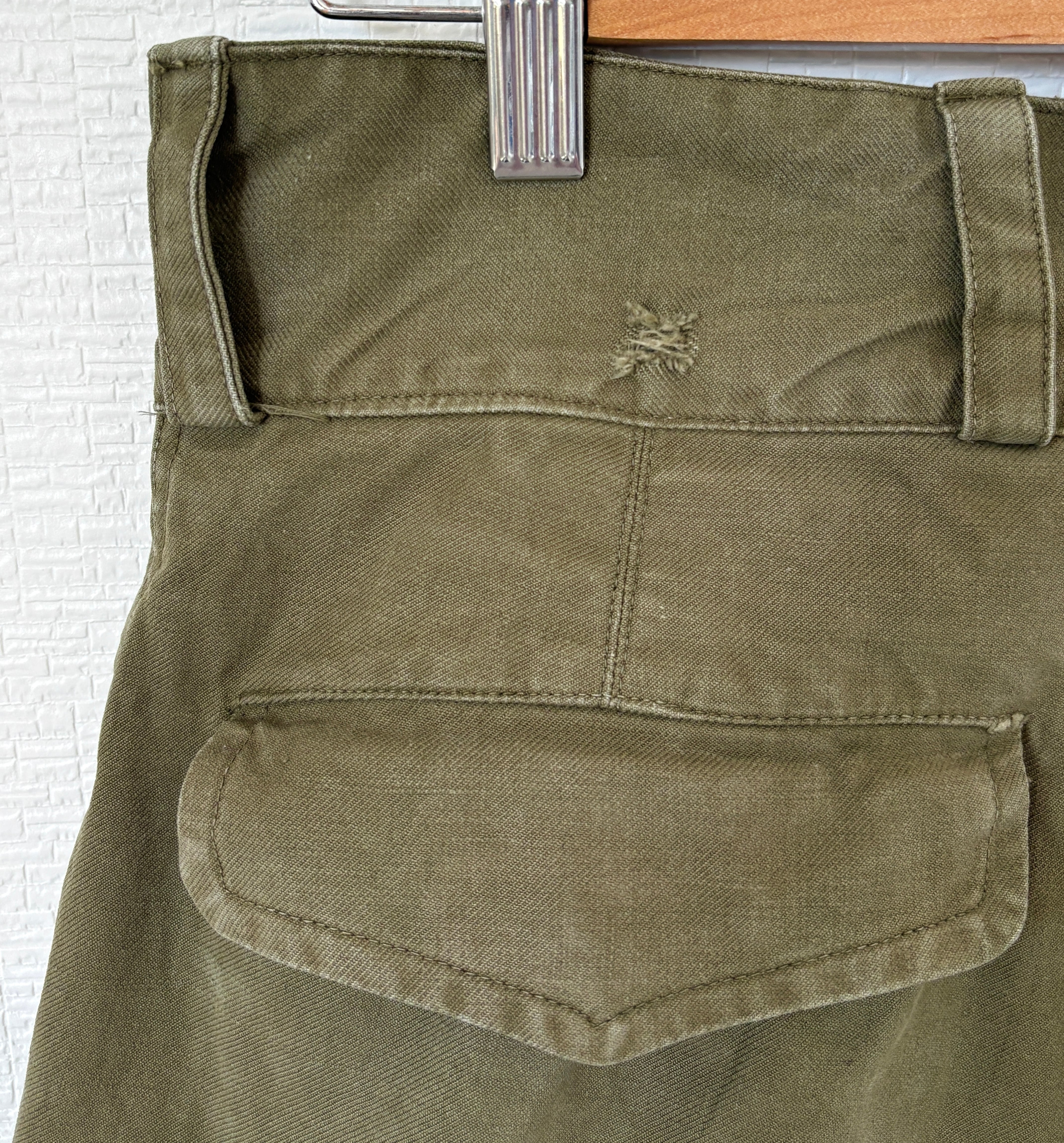 11 Size French Army M47 Trousers Early Model | Blaireau vintage