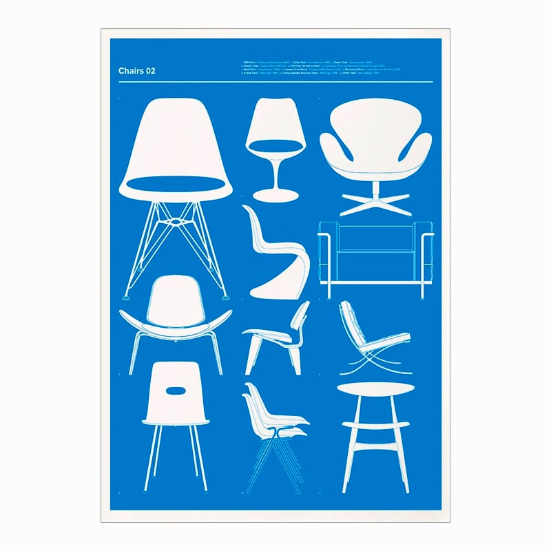 Chair collection 椅子 ポスター The Chair Collection Poster 2022