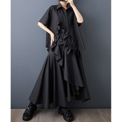 アシンメトリーフリル セットアップ  30265