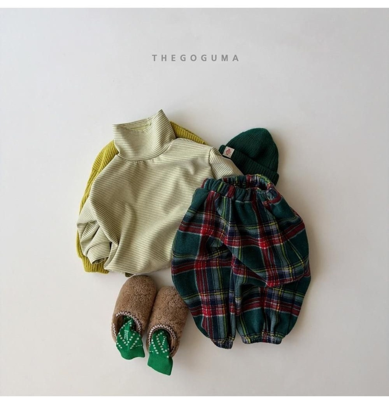 ザゴグマ / THE GOGUMA / チェックバルーンジョガーパンツ / 韓国子供服 / ジュニア / 26winter〖取寄〗*JS~JL*