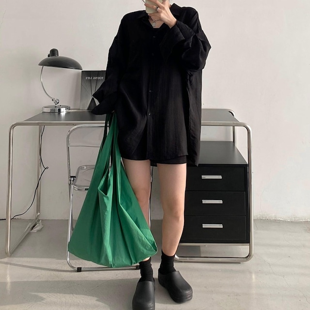 sheer loose shirt 10839